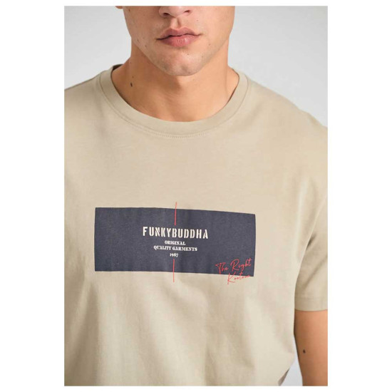 Funky Buddha Ανδρική κοντομάνικη μπλούζα
